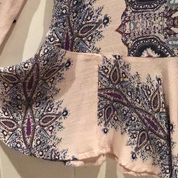 FREE PEOPLE “SMOOTH TALKER” PLUNGING BACK TUNIC/MINI DRESS - Picture 10 of 12